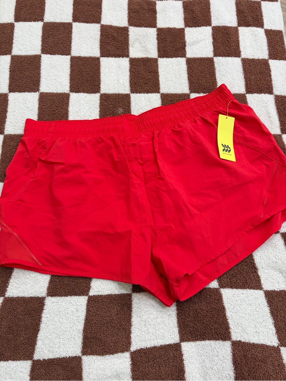 all in motion Red Men's Athletic Shorts